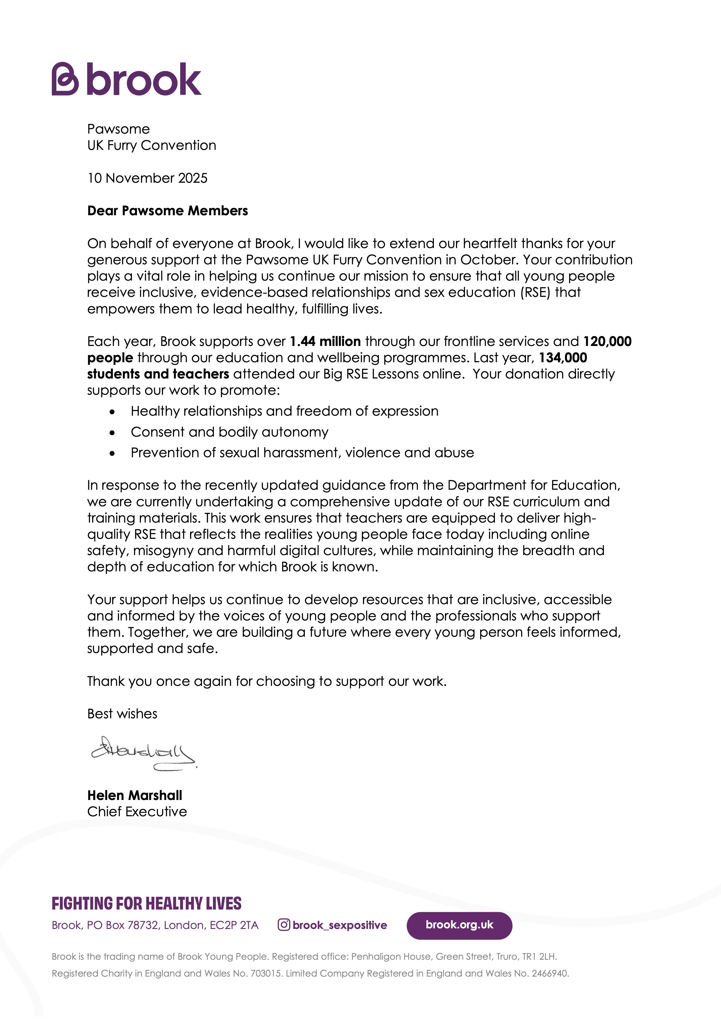 BrookLetter BrookLetter